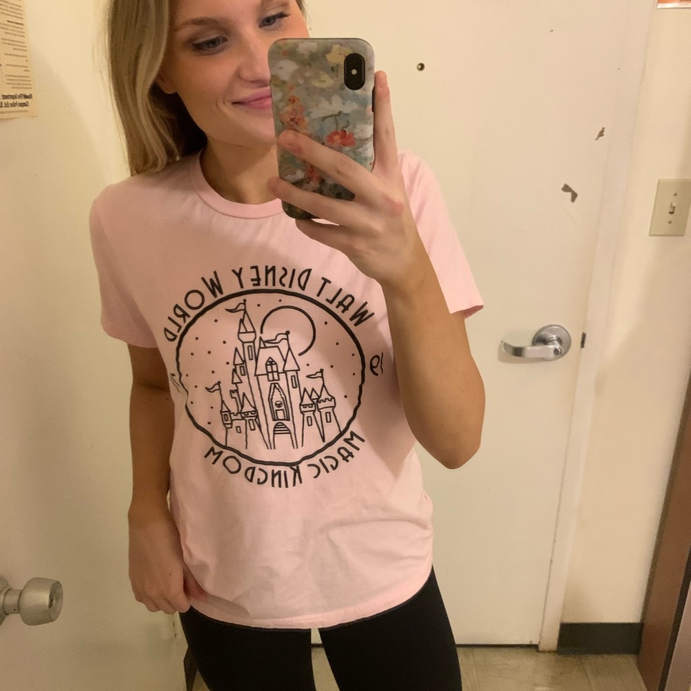 Walt Disney World Pink Magic Kingdom Shirt